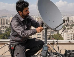 نصب ماهواره شرق تهران