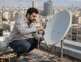 نصب آنتن شرق تهران