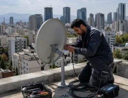 نصب آنتن ماهواره شمال تهران