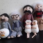 عروسک دست‌ساز  | سفارش عروسک مادربزرگ، پدربزرگ و ببعی