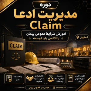 دوره مدیریت ادعا Claim در اصفهان | آموزش شرایط عمومی پیمان با آکادمی پایا توسعه