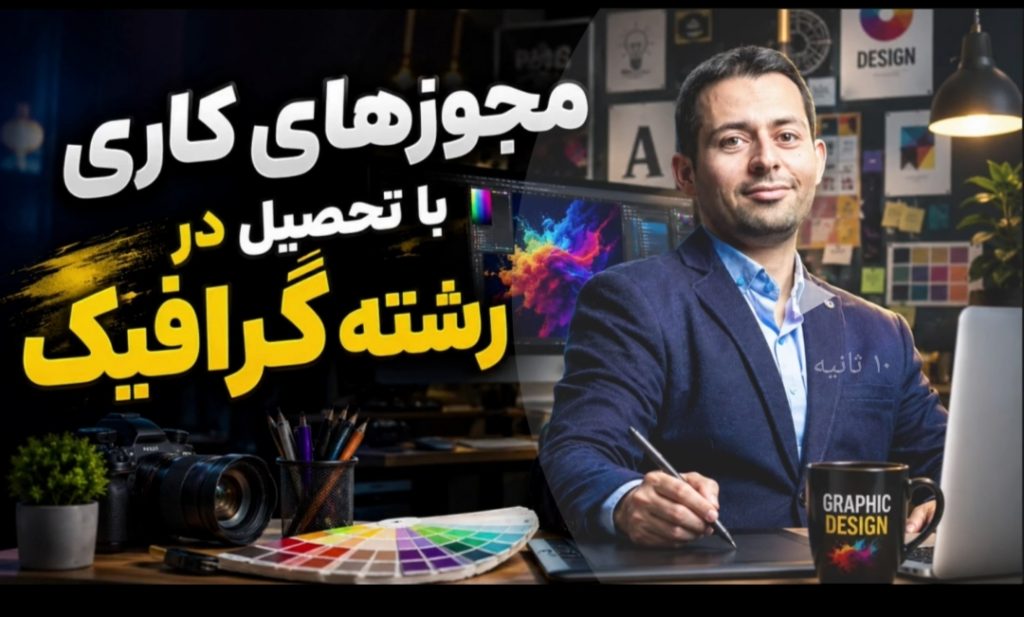 «از آزمون تا مجوز: راهنمای تحصیل مجازی و مجوزهای شغلی در رشته گرافیک، مقطع کارشناسی ناپیوسته»